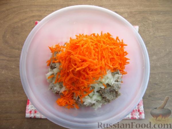 Рыбные зразы с грибами (без яиц)