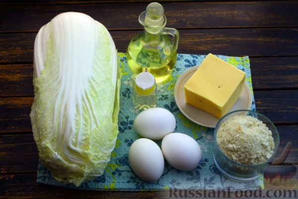 Рулеты из пекинской капусты с сыром (на сковороде)