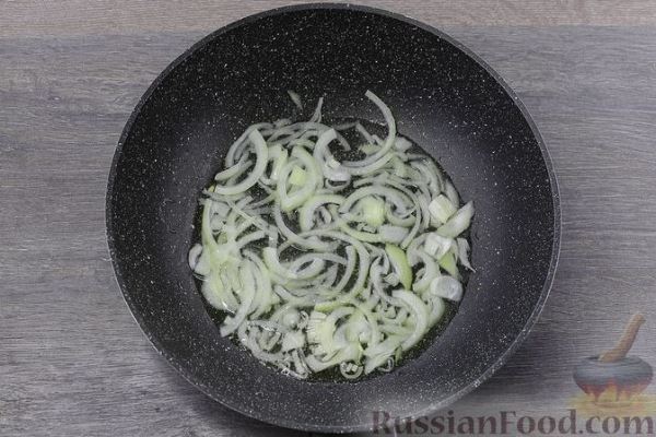 Рис с куриной печенью