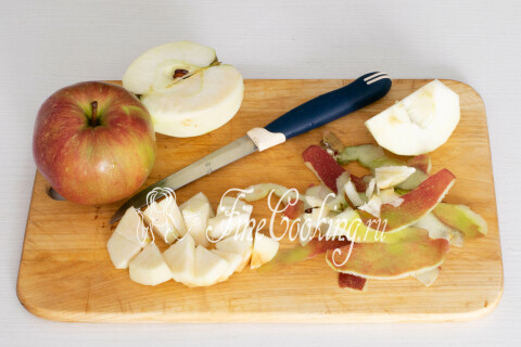 Штрудель с яблоками и тестом фило в духовке
